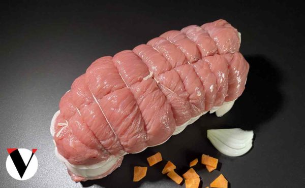 un rôti de veau de 800gr dans le quasi, viandes à domicile