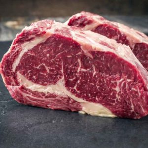 deux entrecôtes limousine, 300gr viandes à domicile