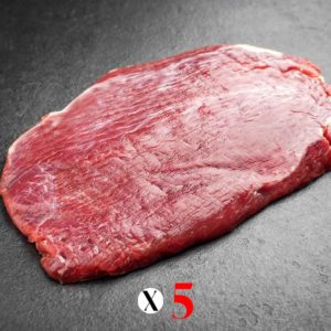 cinq bavettes limousine 180gr viandes à domicile