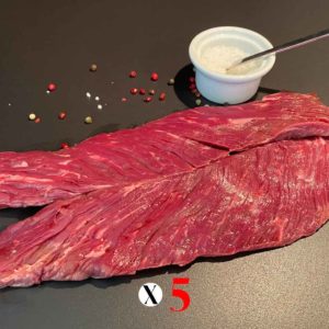 cinq onglets angus 180gr viandes à domicile