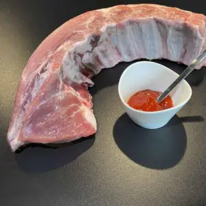 un travers de porc viandes à domicile