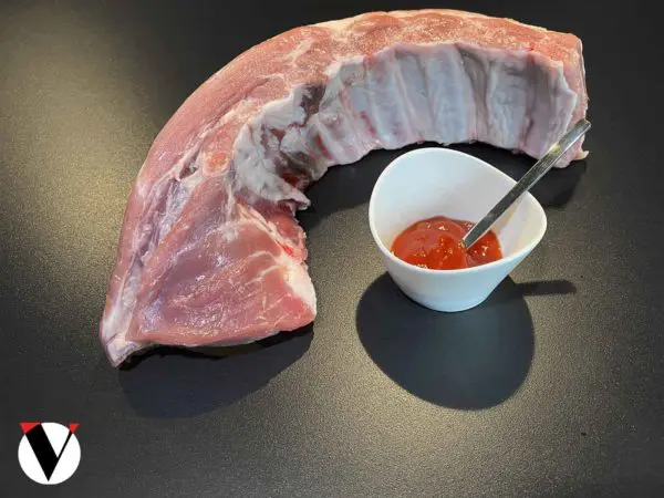 un travers de porc viandes à domicile